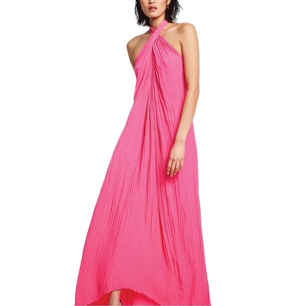 A.L.C. Size 4 Pink halter Maxi Dress/Gown. Excellent condition